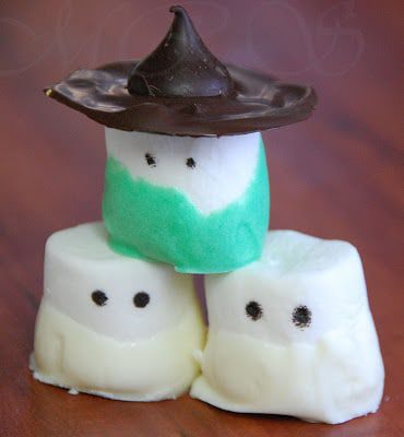 Ghost And Wizard Marshmallows