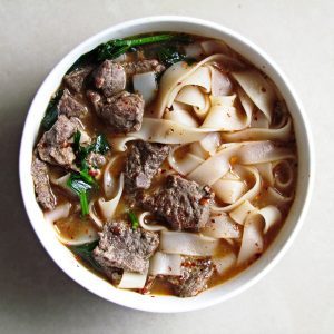 Easy Noodle Soup With Marinated Meat