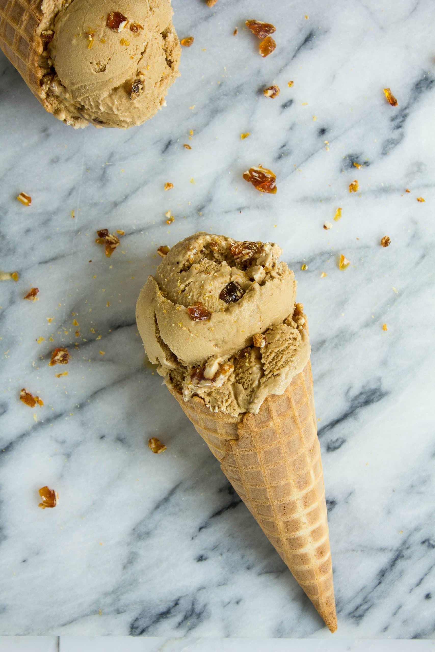 Espresso Almond Praline Ice Cream