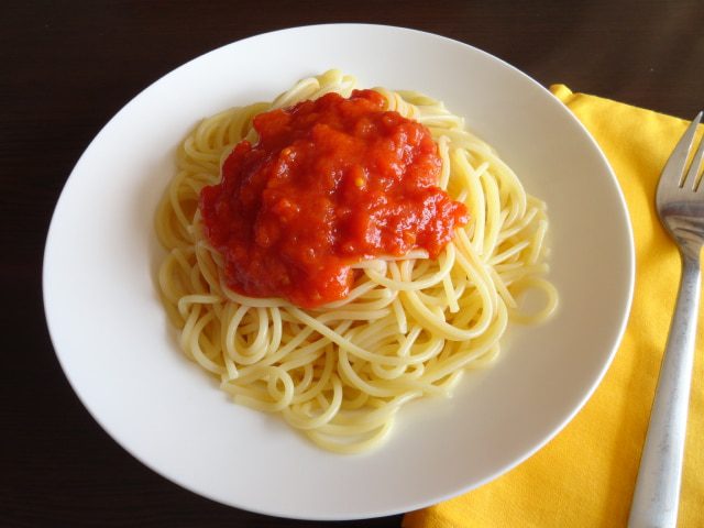 Tomato Sauce With Onion And Butter