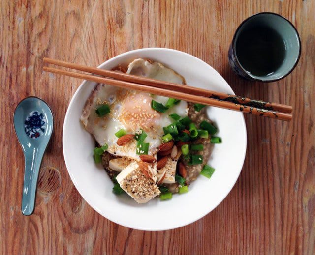 Ginger Oatmeal Recipe with Green Tea
