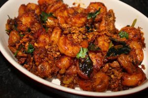 Spicy Butter Prawns