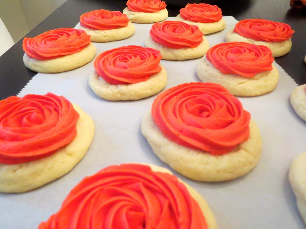 sugar cooke recipe, rose cookie