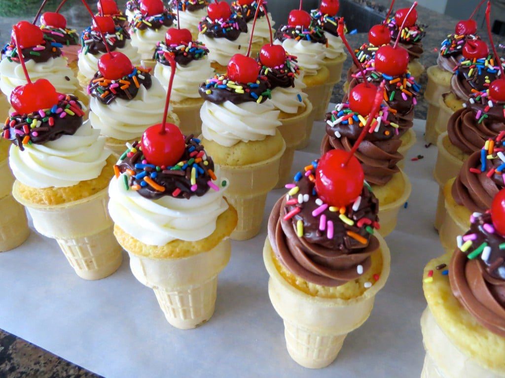 cupcake ice cream cone recipe