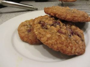 Cranberry Orange Oatmeal Cookies