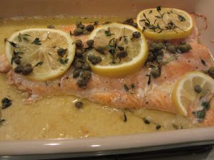 Lemon, Butter & Caper Salmon