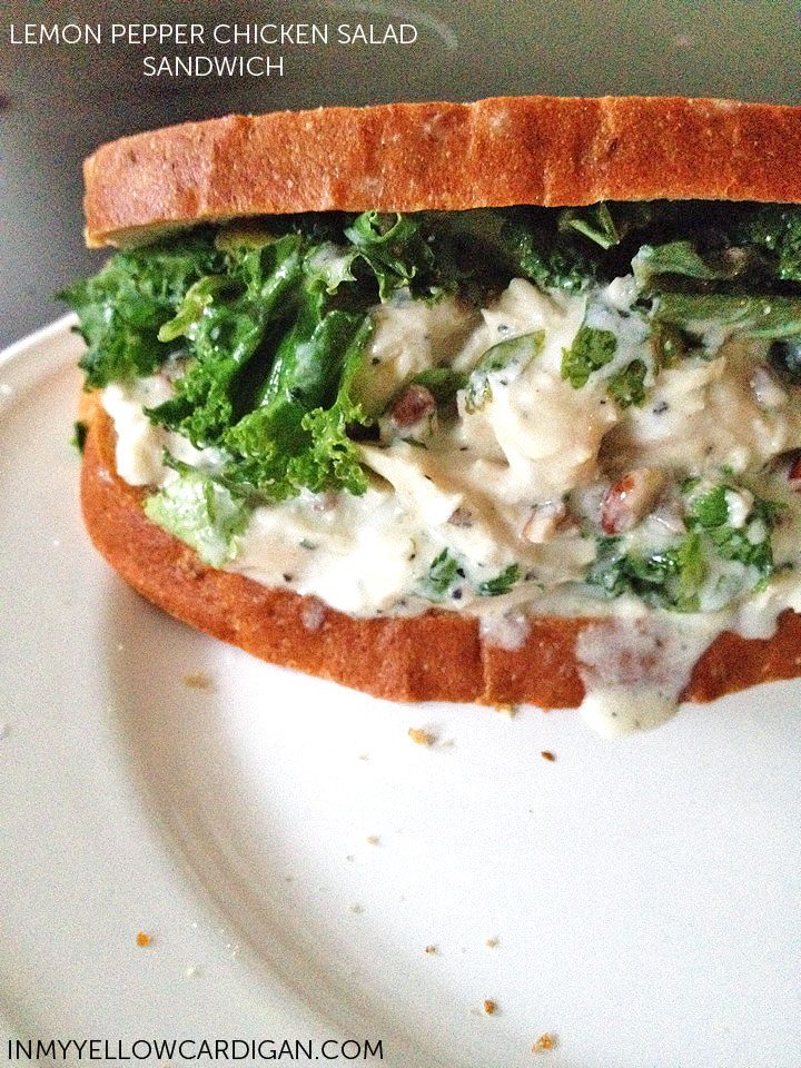 Lemon Pepper Chicken Salad Sandwich