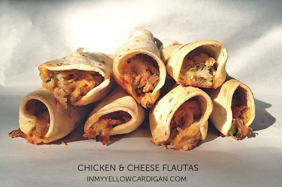 Chicken And Cheese Flautas
