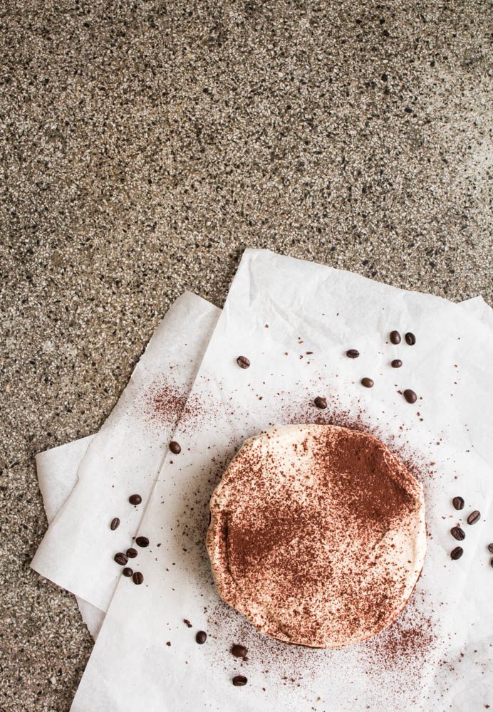 Coffee and cream combined with chocolate in this gorgeous cake