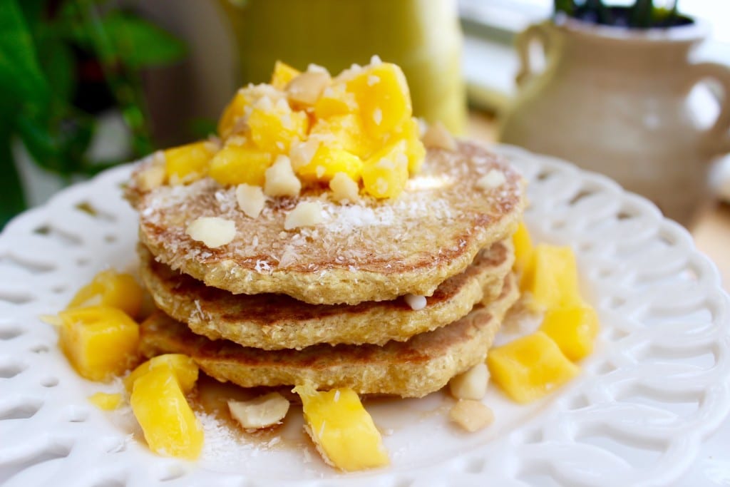 Coconut Mango Pancakes - Whole Vegan Living.com