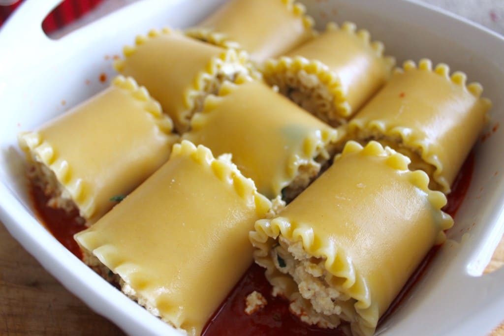 whole vegan living - lasagne roll up