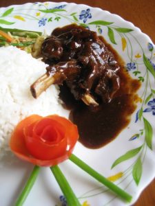 Tender Honey Lamb In Pepper Sauce