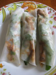 Fresh Spring Rolls With Easy Creamy Peanut Sauce