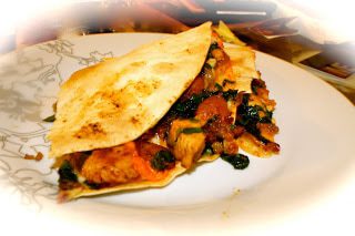 Chicken And Spinach Quesadilla