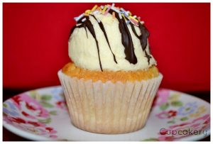 Vanilla Sundae Cupcakes