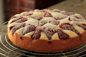 Strawberry Buttermilk Cake