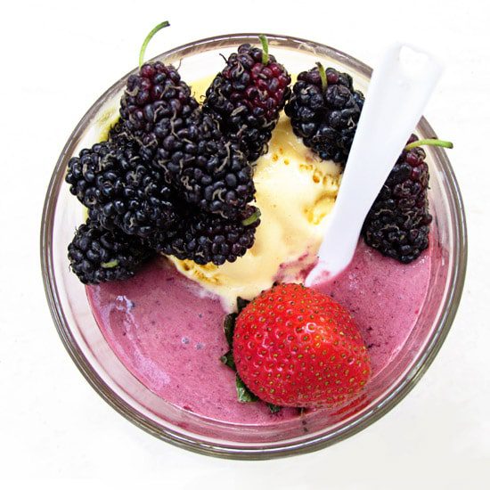 Mulberry And Strawberry Shake