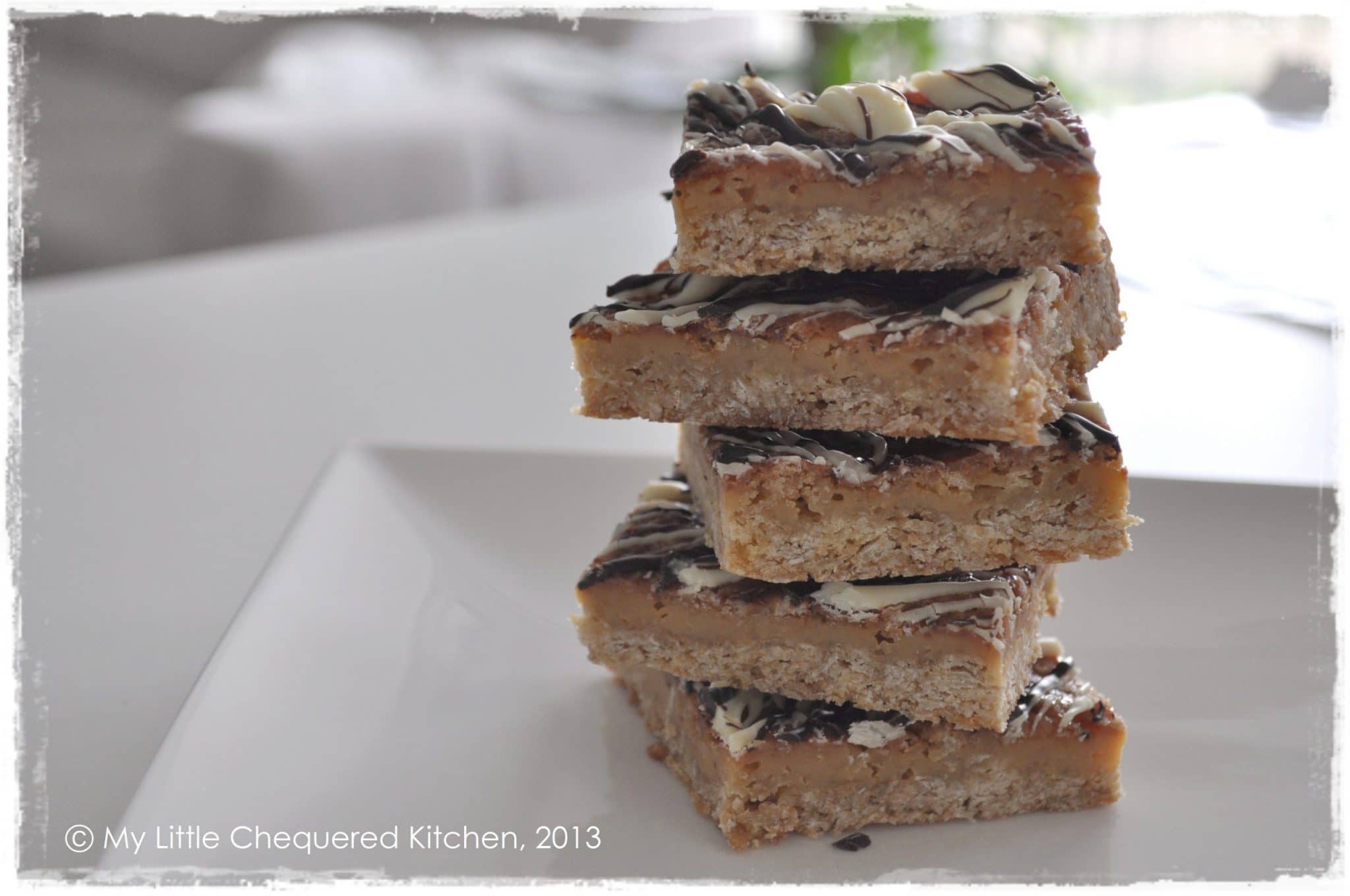 Oaty Caramel Slice - 6