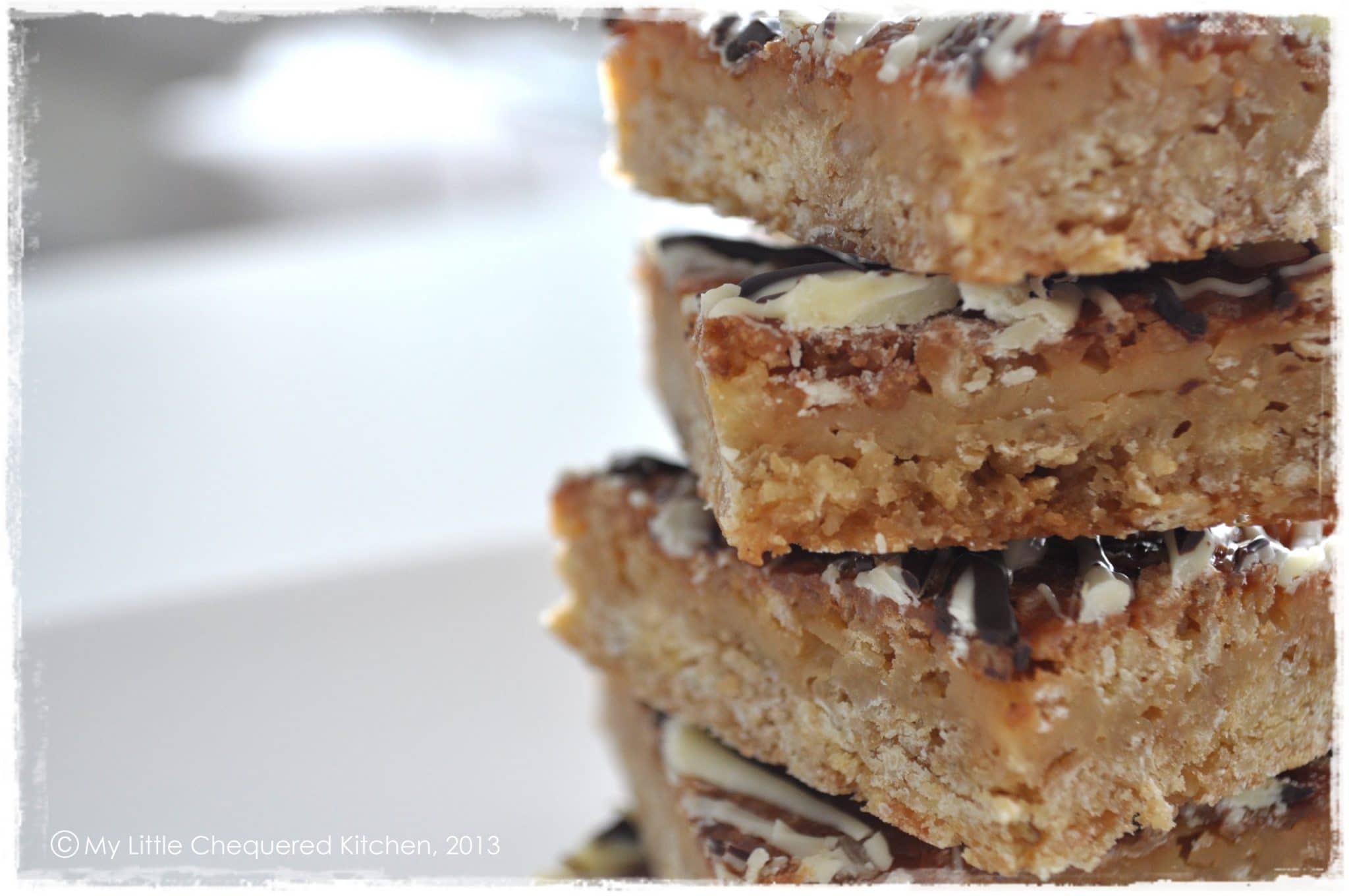 Oaty Caramel Slice - 8
