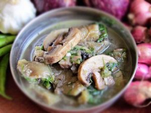 Eggplant And Mushroom Stew With Dill