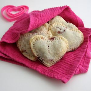 Cherry Cheesecake Heart Pies