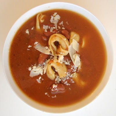 Tomato Tortellini Soup