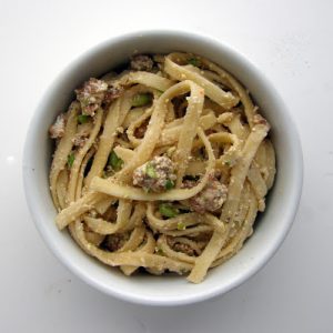 Sausage & Pea Pasta