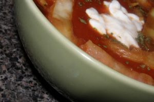 Vegetarian Tortilla Soup