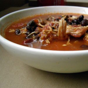 Slow Cooking Supper: Chicken Enchilada Soup