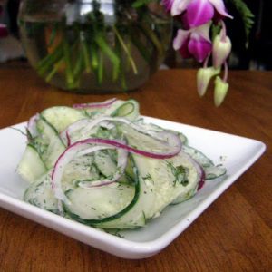 Cucumber Herbed Salad