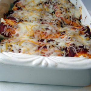 Turkey And Black Bean Enchiladas