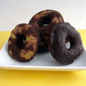 Mango Upside Down Doughnuts