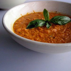 Roasted Tomato Basil Soup