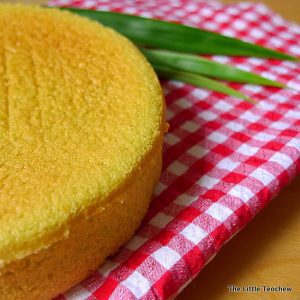 Light Pandan Sponge Cake