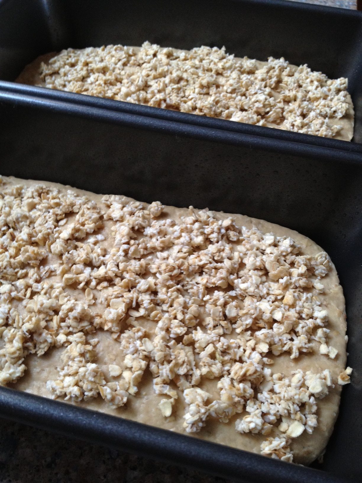 Pebble top oatmeal bread