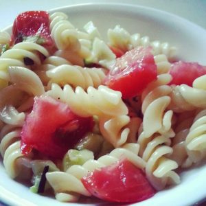 Pickled Pasta With Cucumbers & Tomatoes