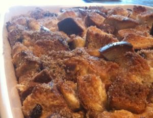 Cook’s Illustrated Rum Raisin Bread Pudding