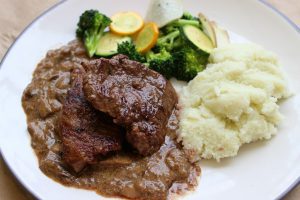 Steak With Mushroom Sauce