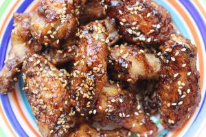 Sweet Sesame Chicken Wings