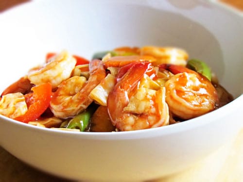 Sweet And Sour Vegetable With Prawn