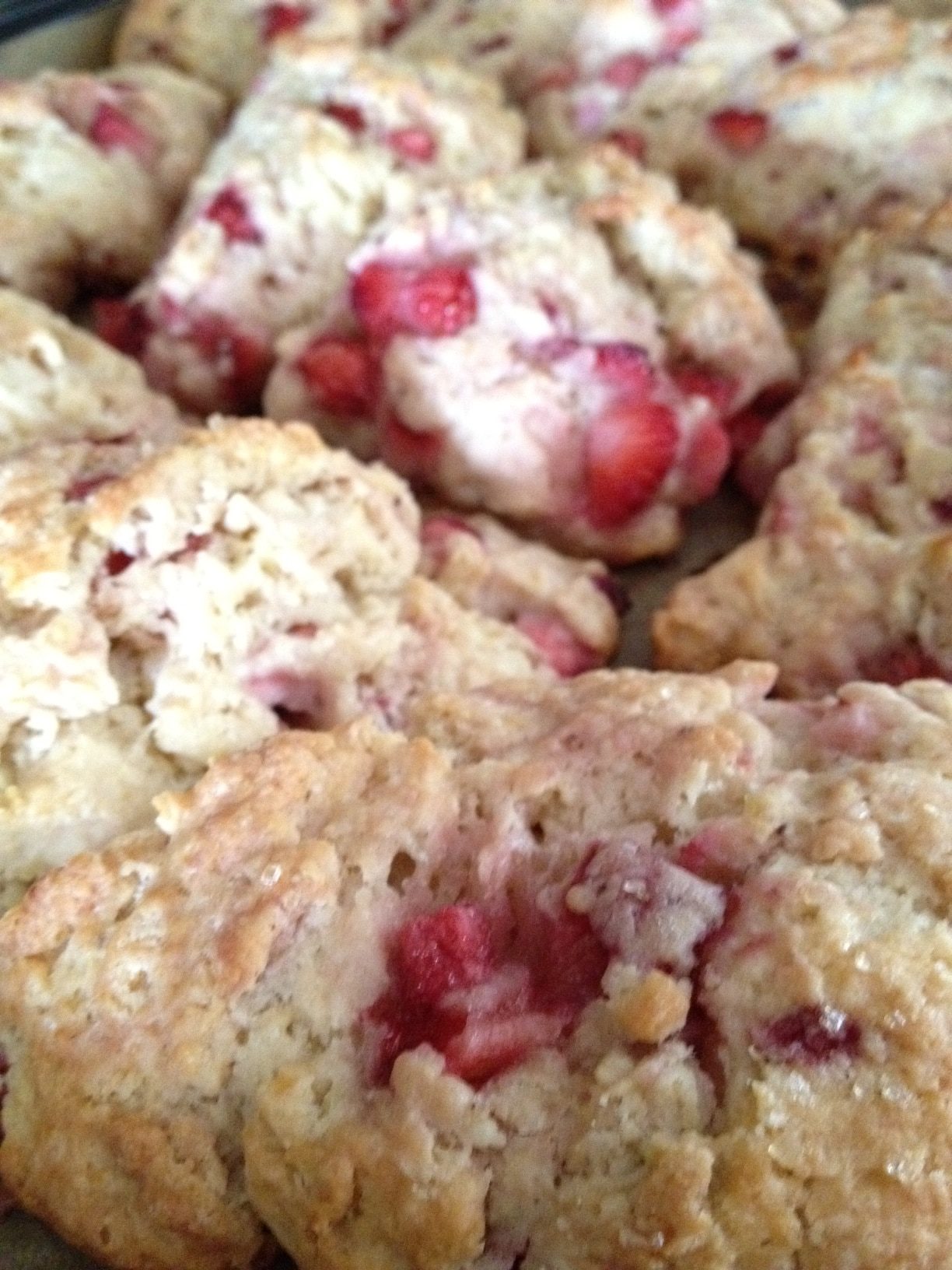 Tartine strawberry buttermilk scones