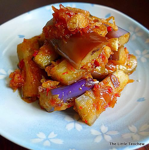 Terong Balado (Stirfried Brinjal In Chilli Sauce)