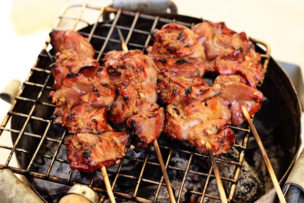 Thai Grilled Chicken Liver Skewers 2