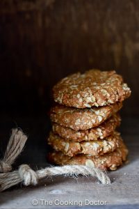 Whole Wheat Anzac Cookies