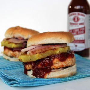 BBQ Hawaiian Pizza Burgers