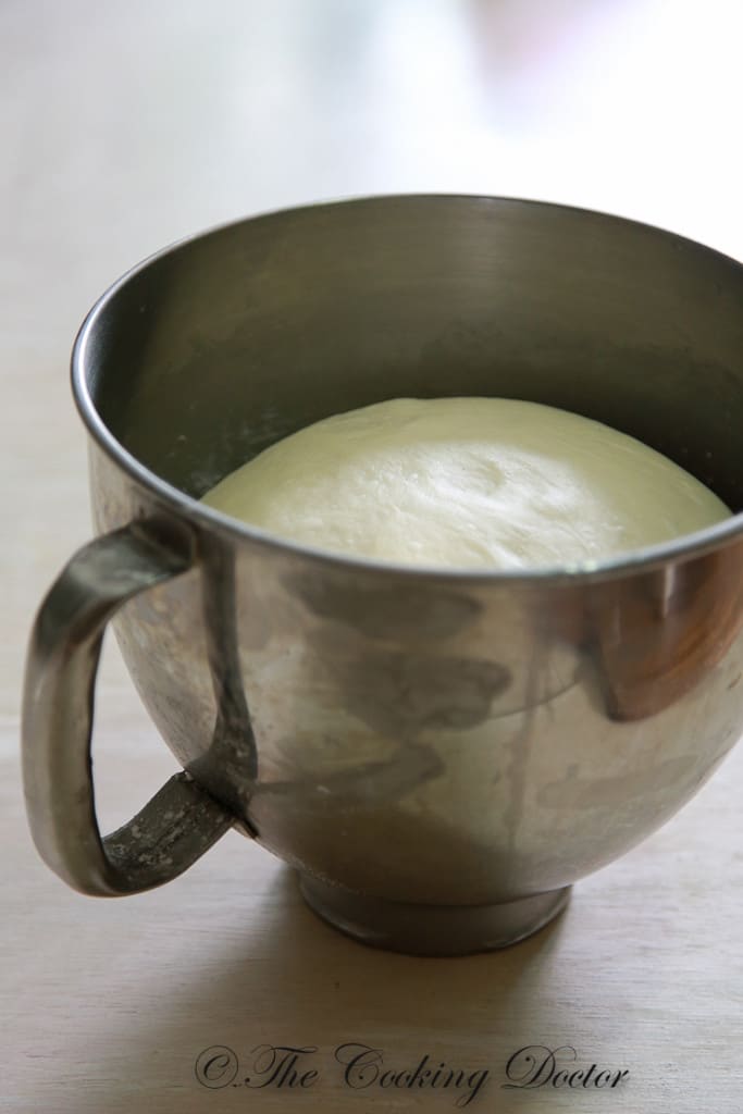 bread dough rising