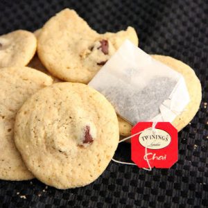 Chai-Spiced Dark Chocolate Chip Cookies