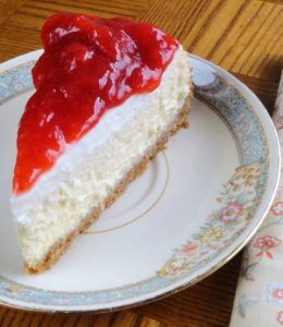 Classic Sour Cream-Topped Cheesecake