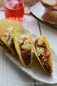 Cajun beef tacos