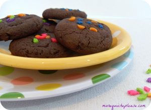 Easy Chocolate Fudge Cookies